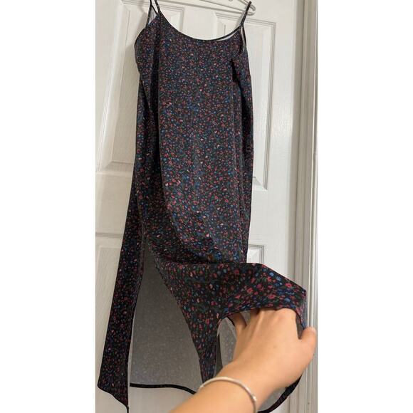 Eloquii Floral Print Lace Up midi Dress. Size 16 - Picture 4 of 8